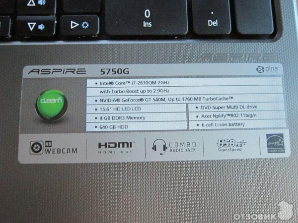 rapid sondaj Ordine alfabetică  Отзыв о Ноутбук Acer Aspire 5750G Intel Core i7 | Модель, достойная  внимания.